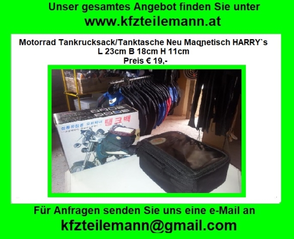 Tankrucksack/Tanktasche Neu Magnetisch HARRY`s